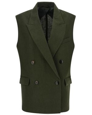 Max Mara Waistcoats - Green