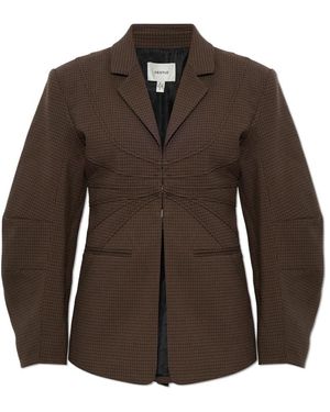 Gestuz Jassen ,Bruin ,Leer Gzlamia Blazer