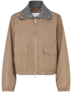 Samsøe & Samsøe Bomber Jackets - Natural