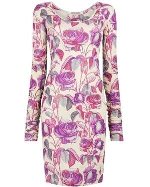 Roberto Cavalli Short Dresses - Roze
