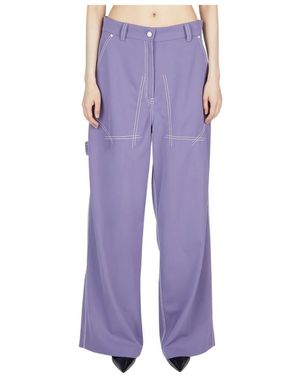 Stella McCartney Wide Trousers - Purple