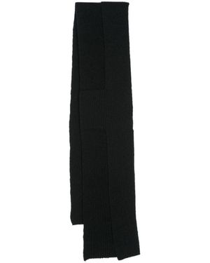 Dries Van Noten Rippstrick-Schal - Schwarz