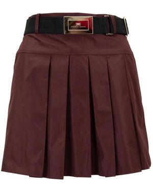 Elisabetta Franchi Short Skirts - Purple