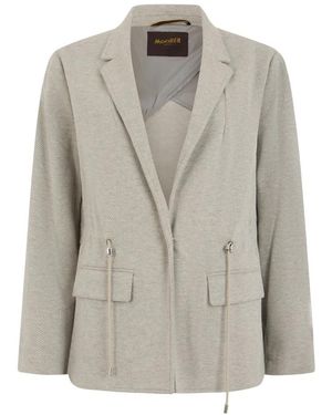 Moorer Ungefütterter Blazer - Grau