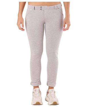 Met Baumwoll-Skinny-Hose - Grau