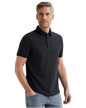 Vanguard Polo Met Korte Mouwen Piqué Blend - Zwart