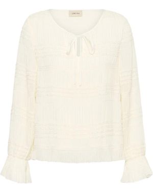 Cream Blouses - Blanco