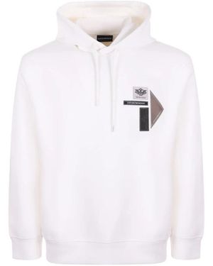 Emporio Armani Hoodies - Wit