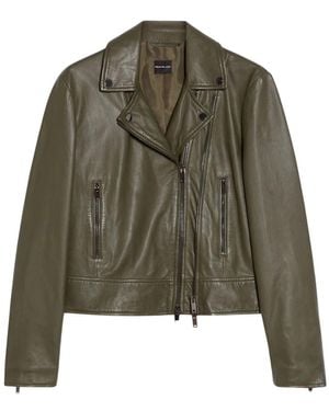 Pennyblack Biker Lederjacke Ultra Stil - Grün