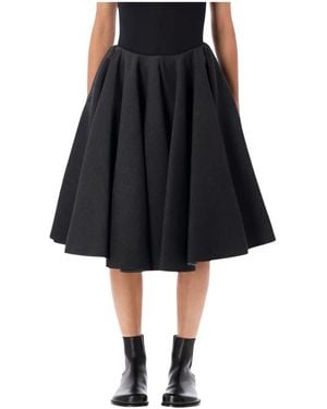 Ami Paris Midi Skirts - Negro