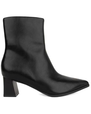 KEDDO Schoenen ,Zwart ,Leer Enkellaarsjes