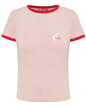DIESEL T-Shirts - Pink