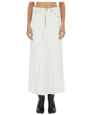 Maison Margiela Denim Skirts - White