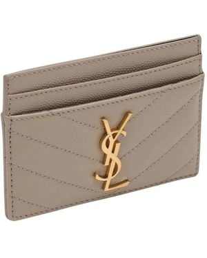 Saint Laurent Wallets & Cardholders - Natural