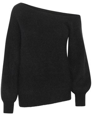 My Essential Wardrobe Round-Neck Knitwear - Zwart