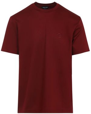 Giorgio Armani T-Shirts - Rosso
