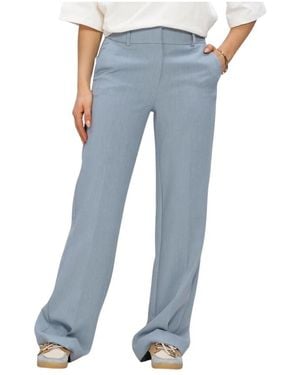 SELECTED Slfrita Mw Wide Pant Mel - Blau