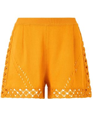 Alberta Ferretti Short Shorts - Yellow