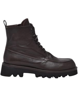 LORENA PAGGI Lace-Up Boots - Noir