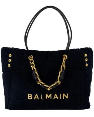 Balmain Tote Bags - Nero