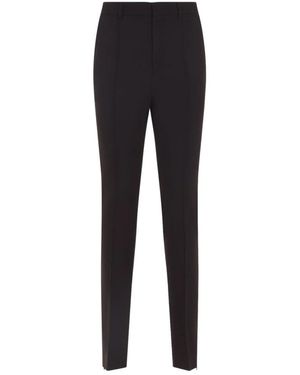 Celine Slim Broeken Van Stretch-Wolgabardine - Zwart