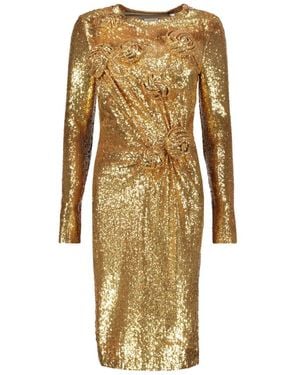 Burberry Short Dresses - Metallic