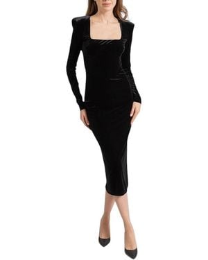 Patrizia Pepe Midi Dresses - Black
