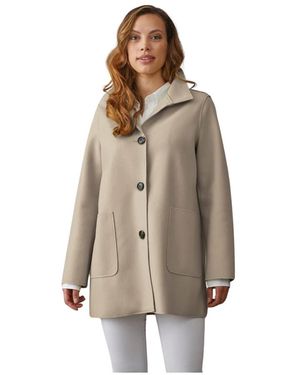 Junge Giacca avorio femminile comfort fit - Marrone