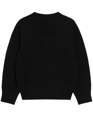 TOTEME Round-Neck Knitwear - Negro
