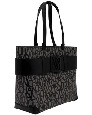 ARMANI EXCHANGE Tote Bags - Noir