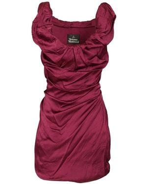 Vivienne Westwood Twisted Ginnie Mini Dress - Red
