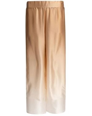SLEEP NO MORE Wide Trousers - Marrone