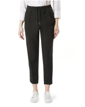 Gas Cropped Trousers - Negro