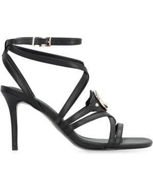 Just Cavalli Stiletto-Sandalen Mit Knöchelriemen - Schwarz