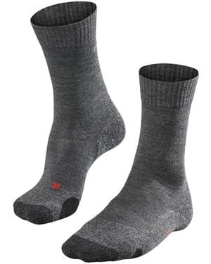FALKE Ondergoed ,Grijs ,Wol Tk2 Socks - Zwart