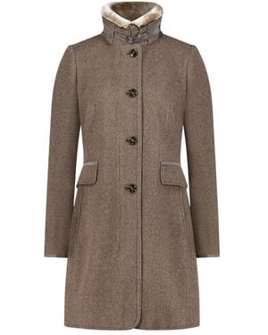 GIL BRET Jacke Wolle - Bruin
