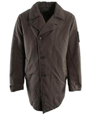 Stone Island Single-Breasted Coats - Grey