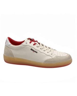 Blauer Sneakers - Bianco