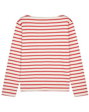 Mads Nørgaard Long Sleeve Tops - Rojo