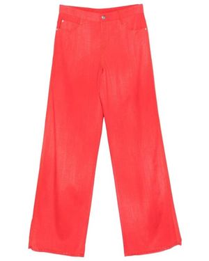 Ermanno Scervino Wide Trousers - Red