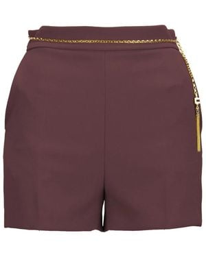 Elisabetta Franchi Short Shorts - Purple