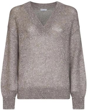 Brunello Cucinelli Truien - Grijs