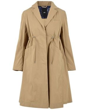 Add Belted Coats - Natural