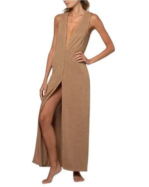 Beliza Long Knitwear - Brown