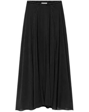 forte_forte Midi Skirts - Negro