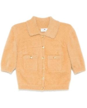 Elisabetta Franchi Cardigans - Orange