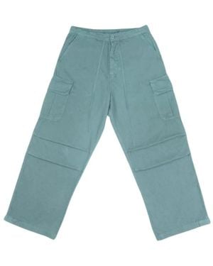 GARMENT WORKSHOP Straight Trousers - Blauw