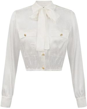 Elisabetta Franchi Shirts - Bianco