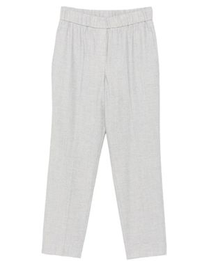 Peserico Cropped Trousers - Grey