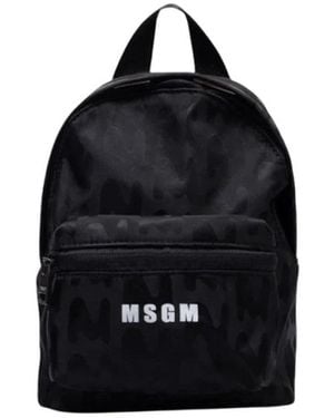 MSGM Backpacks - Black